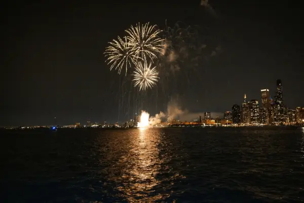 Lake Michigan Fireworks
